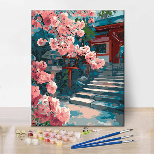 Jardin serein – Peinture par numéros