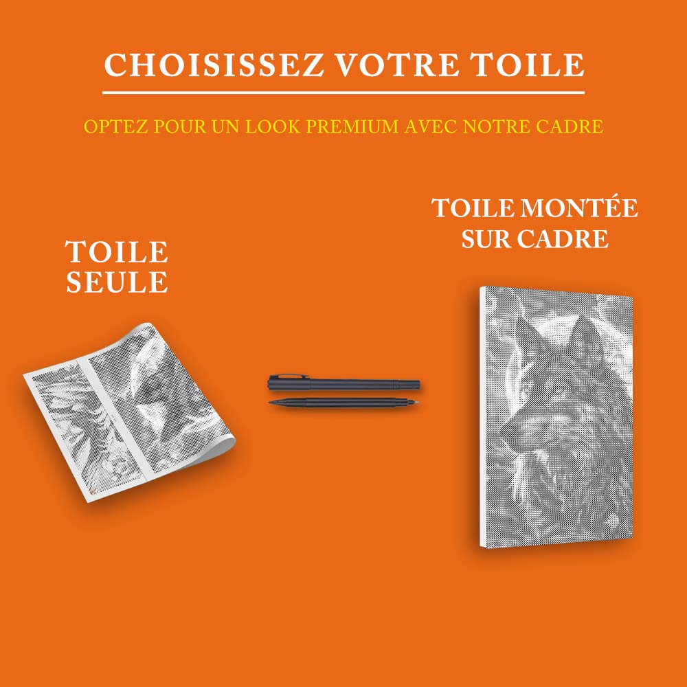 Le Roi des Loups - Peinture à Points