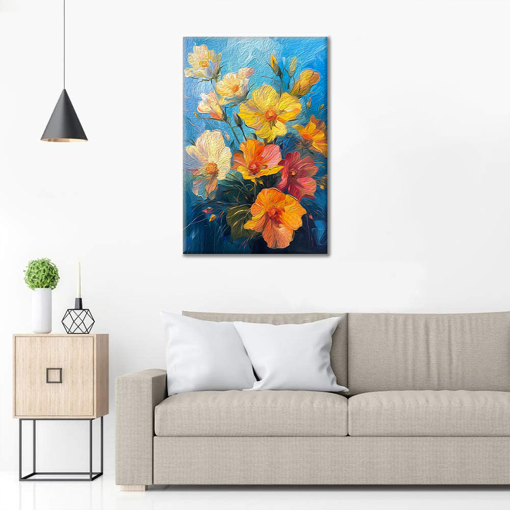Fleurs lumineuses – Peinture par numéros