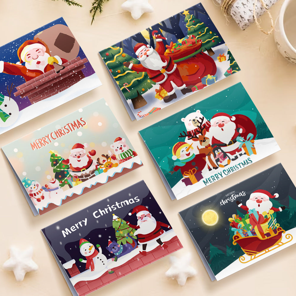 Carte de Noël V - Peinture par numéros