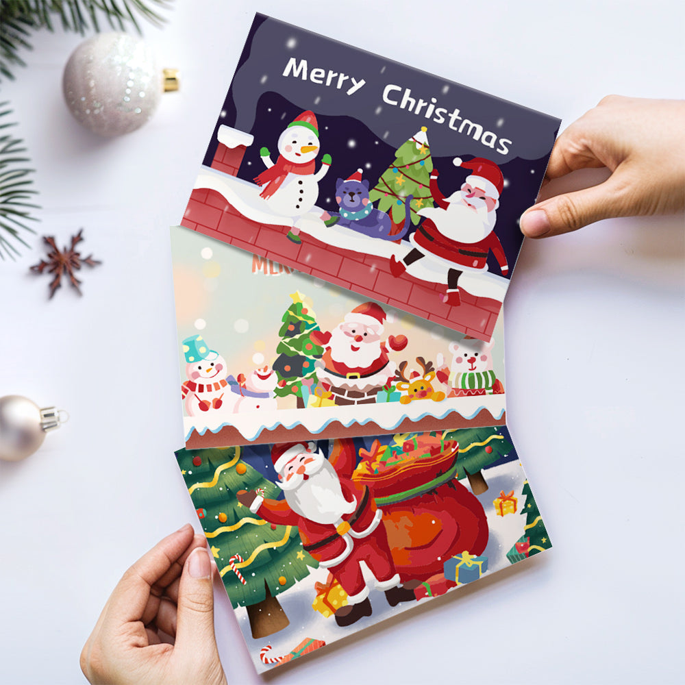 Carte de Noël V - Peinture par numéros