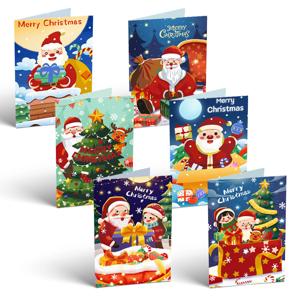 Carte de Noël II – Peinture par numéros