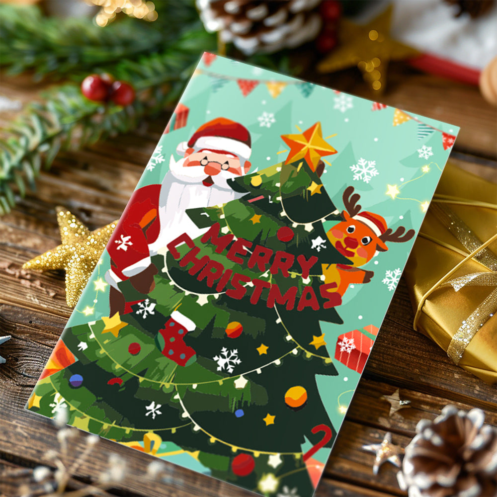 Carte de Noël II – Peinture par numéros