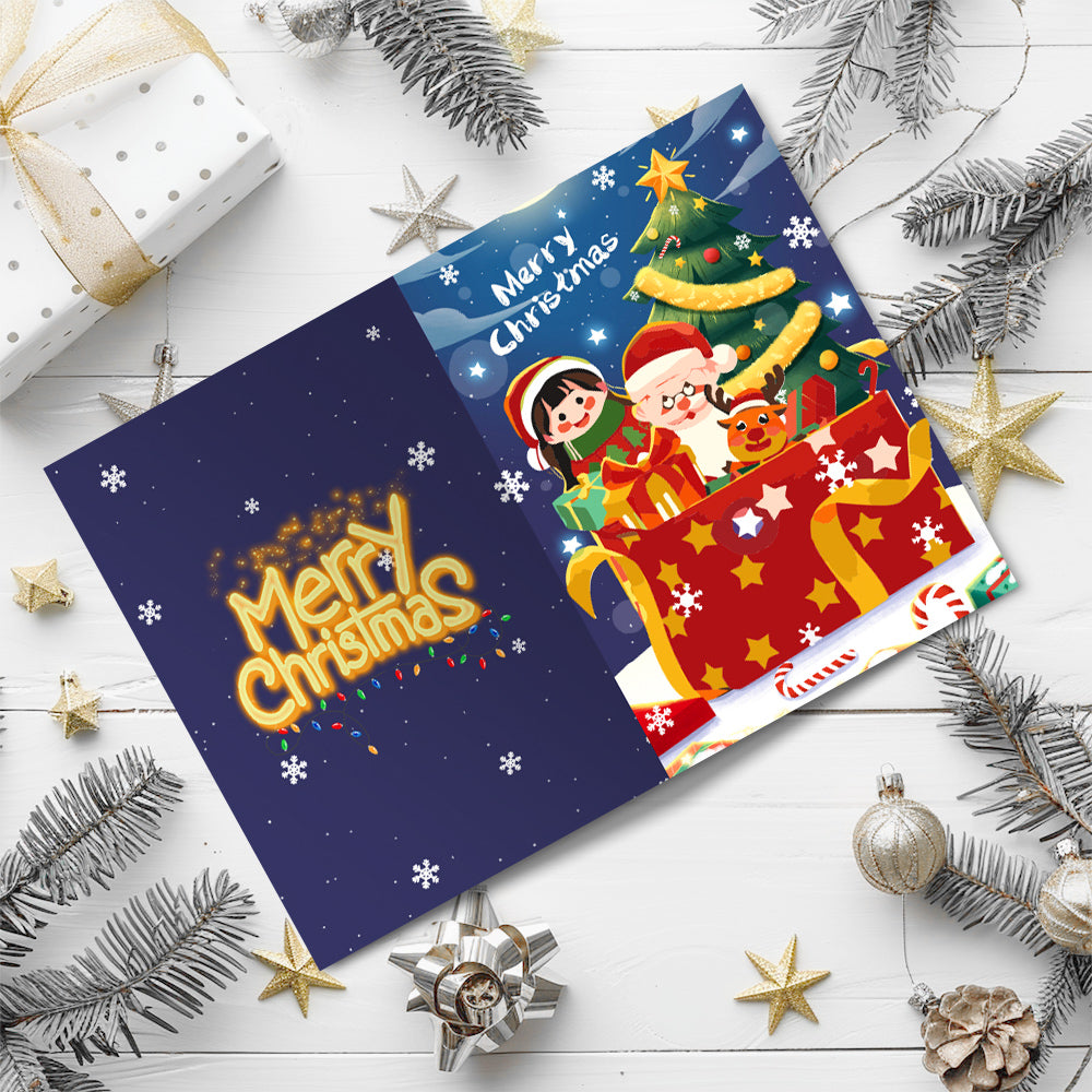 Carte de Noël II – Peinture par numéros