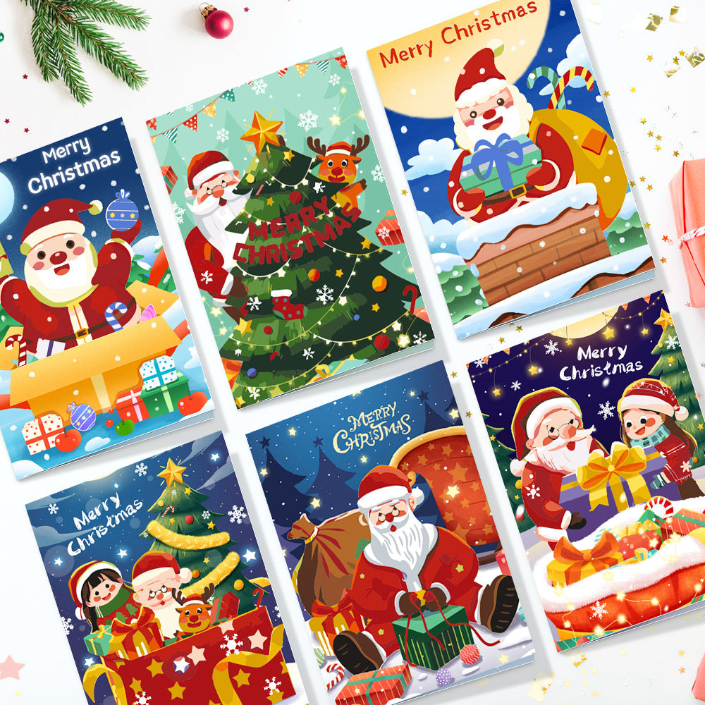Carte de Noël II – Peinture par numéros