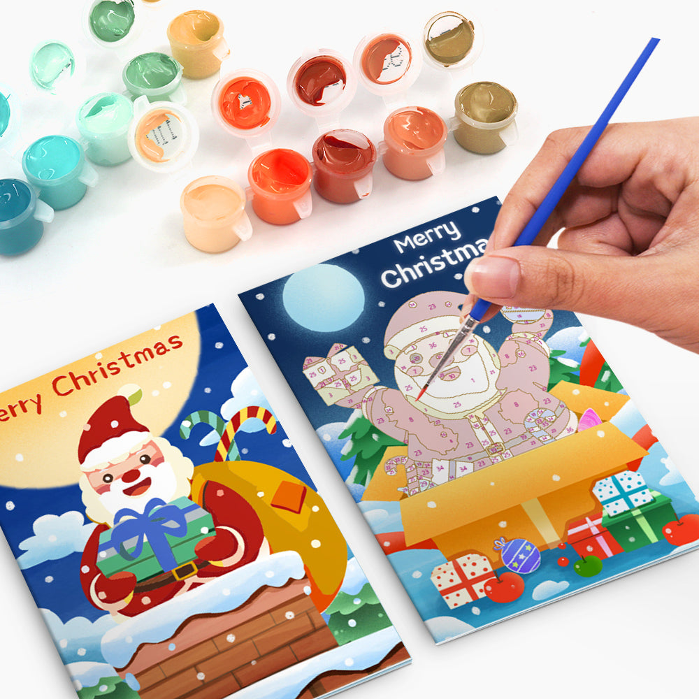 Carte de Noël II – Peinture par numéros
