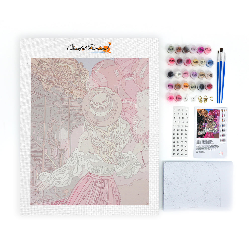 Danseuse – Peinture par numéros