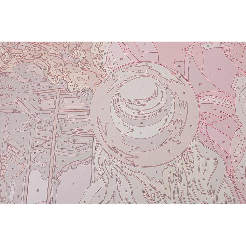 Crâne sombre – Peinture par numéros