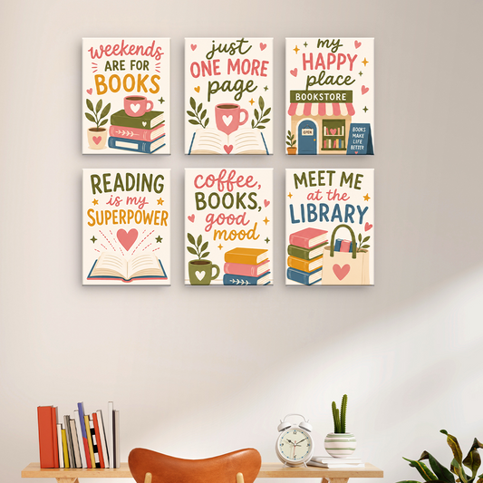 Livres, café et bonne humeur