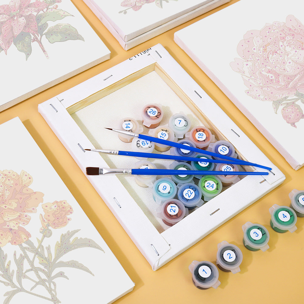 Fleurs – Peinture par numéros