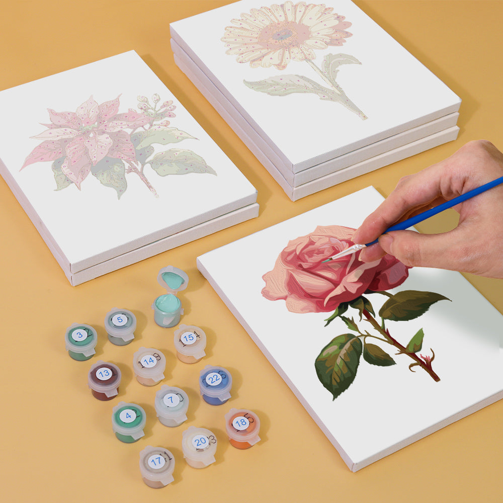 Fleurs – Peinture par numéros