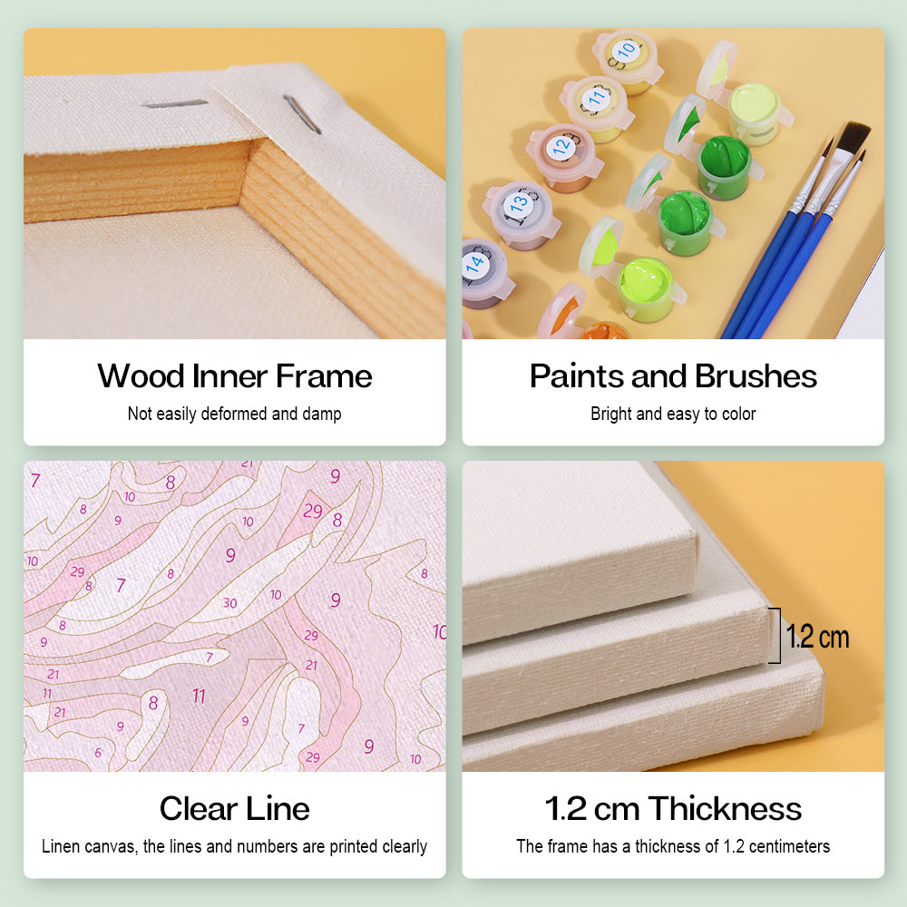 Fleurs – Peinture par numéros