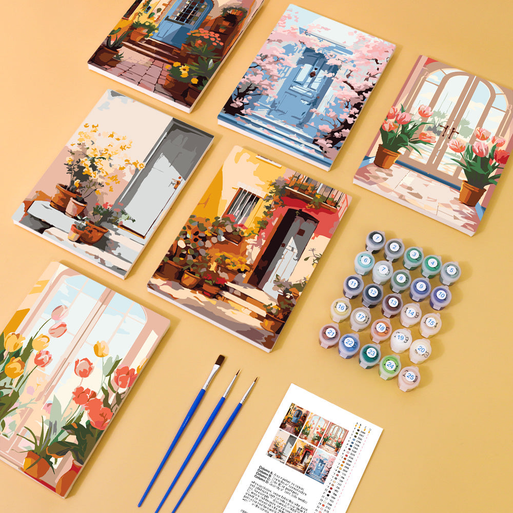 Jardin d'entrée - Peinture par numéros