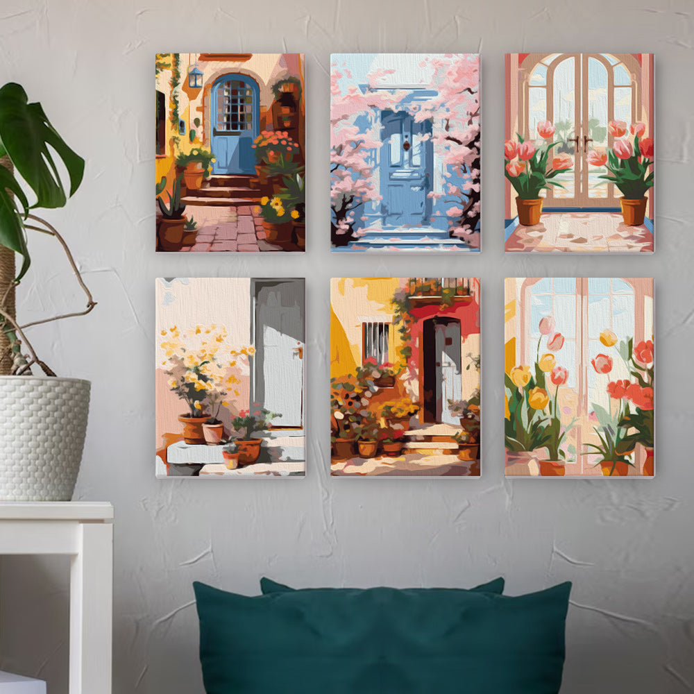 Jardin d'entrée - Peinture par numéros