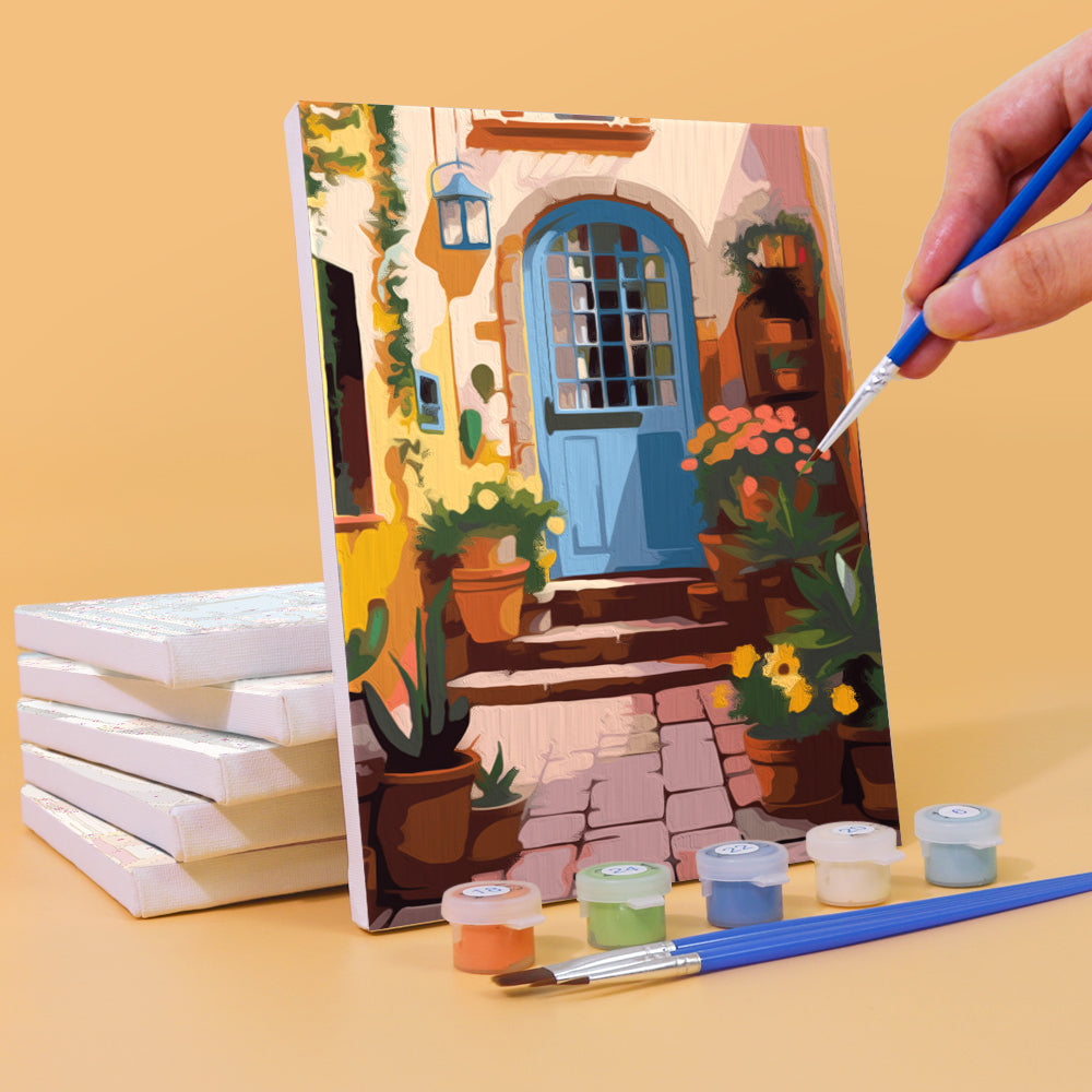Jardin d'entrée - Peinture par numéros
