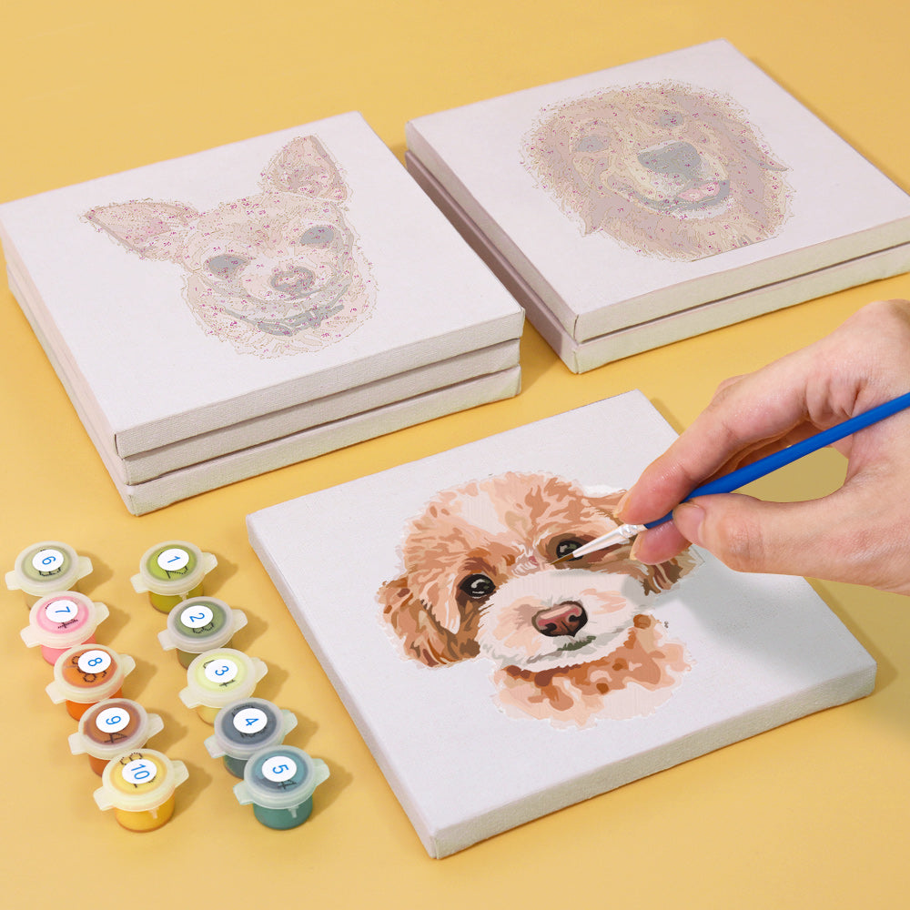 Ensemble de chien - Peinture par numéros
