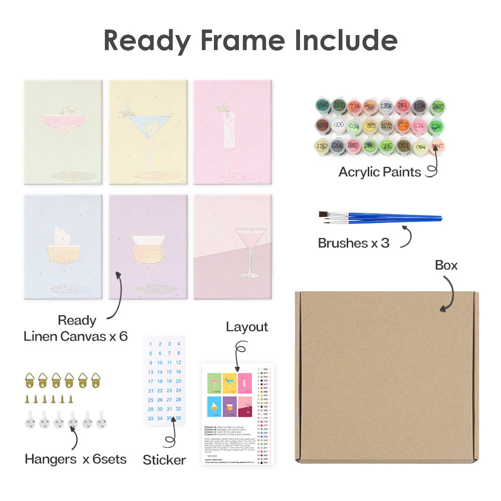 Art Liquide – Peinture par numéros