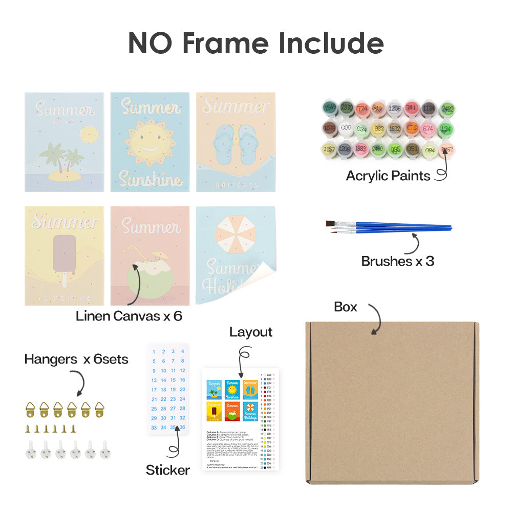 Éclat Estival – Peinture par numéros