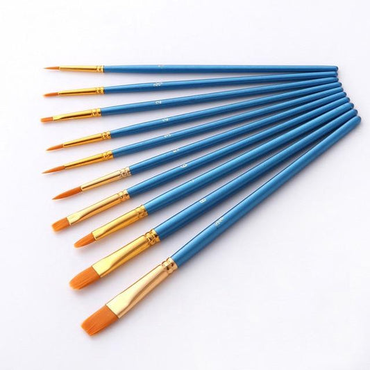 Ensemble de pinceaux Pro (10 pièces)