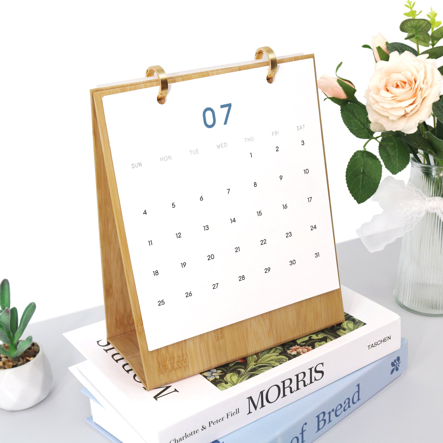 Édition Voyage Vintage – Calendrier de Bureau 2027 à Peindre par Numéros