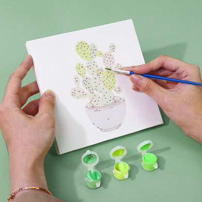 Plantes vertes – Peinture par numéros