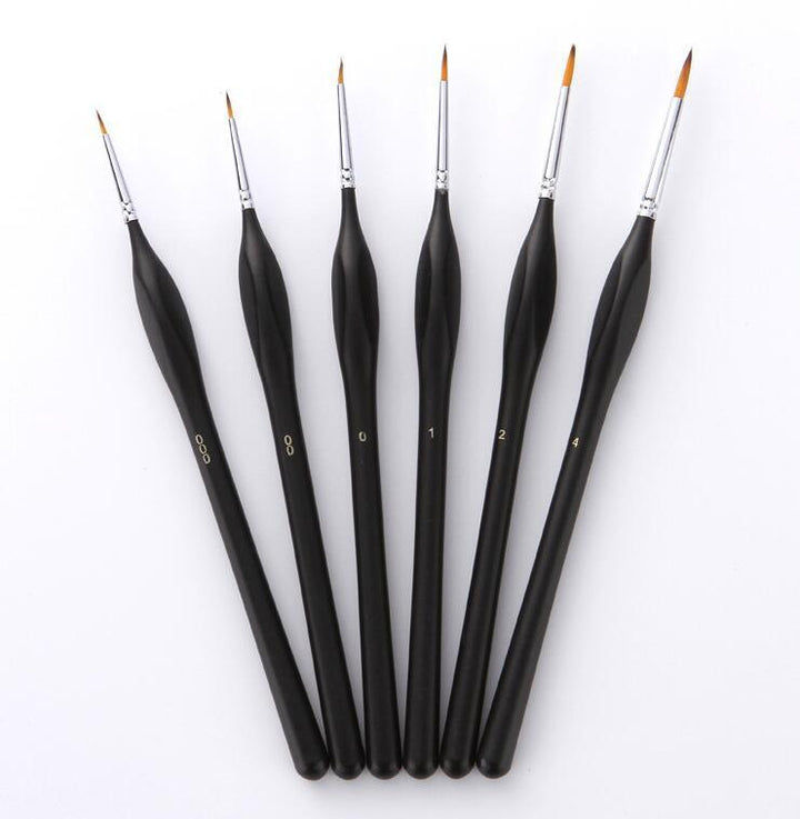 Pinceaux liner professionnels (6 pièces)