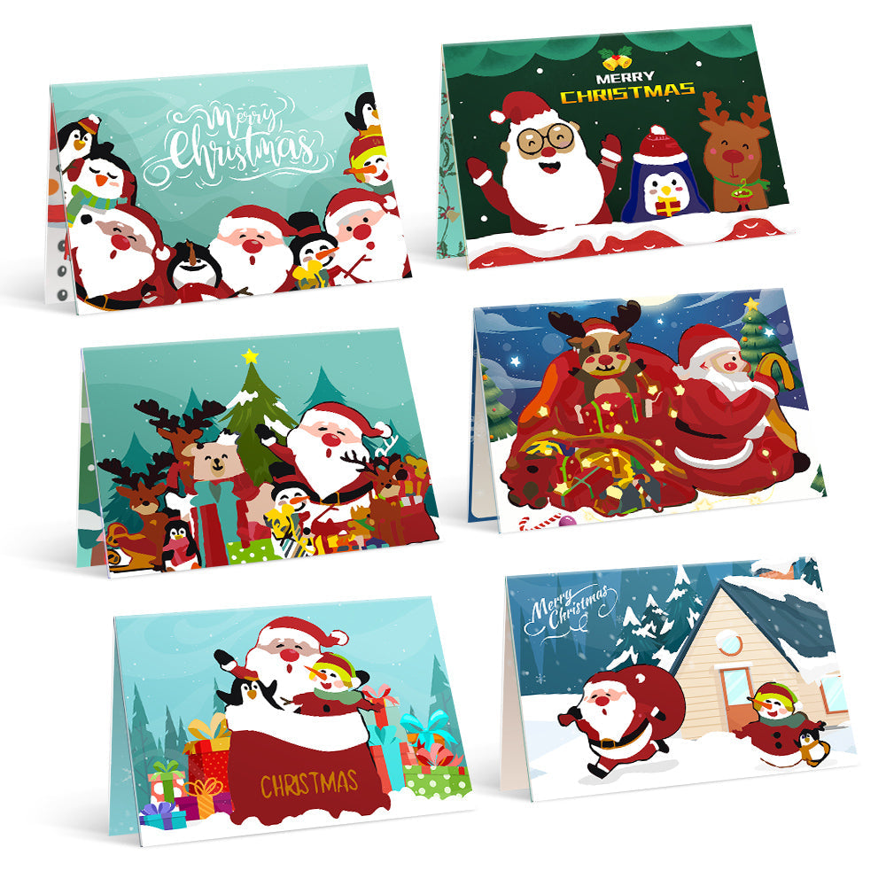 Carte de Noël IV – Peinture par numéros