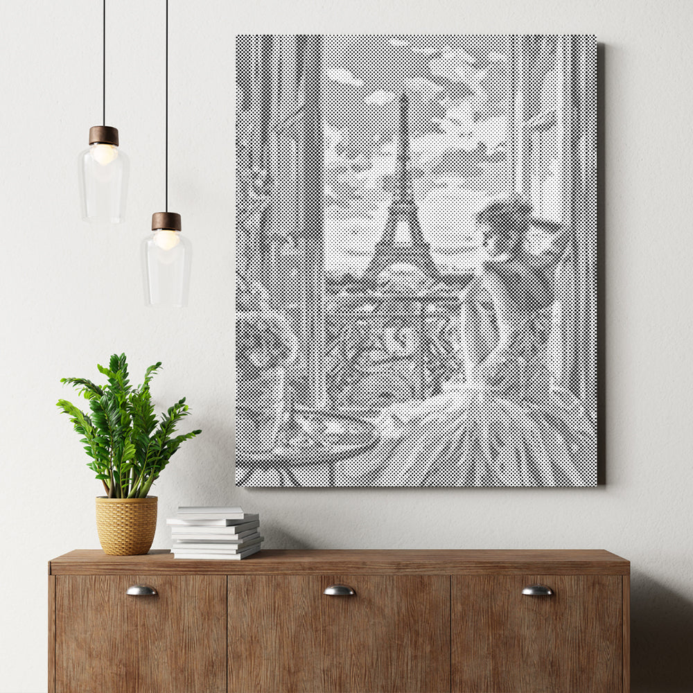 Rêve rose - Peinture à points