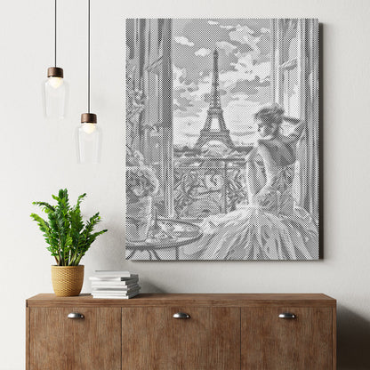 Rêve rose - Peinture à points
