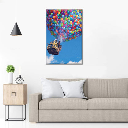 Ballon coloré – Peinture par numéros