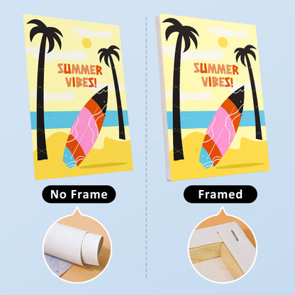 Soleil et Palmiers – Peinture par numéros