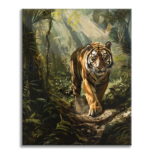 Tigre du Bengale – Peinture par numéros