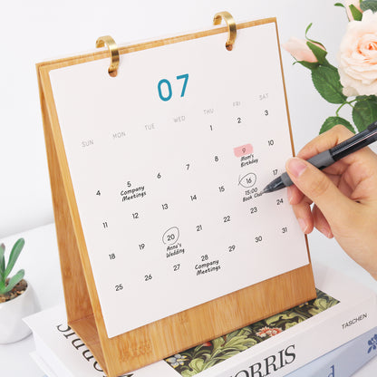Édition Tour du Monde – Calendrier de Bureau 2027 à Peindre par Numéros