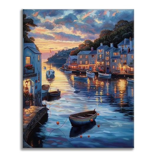 Sunset Town – Peinture par numéros