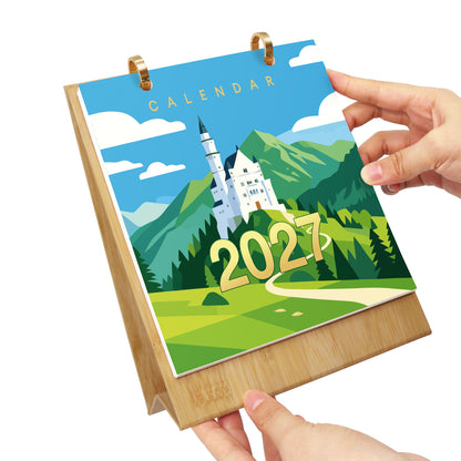 Édition Voyage – Calendrier de Bureau 2027 à Peindre par Numéros