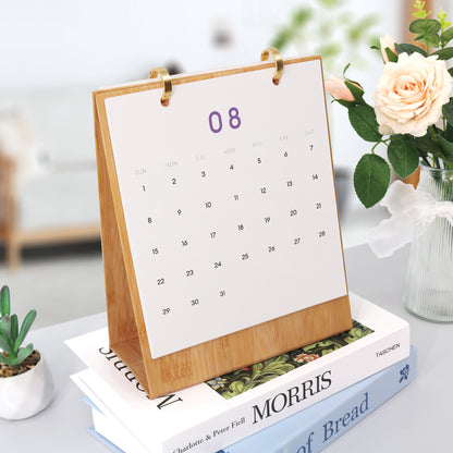 Édition Fleurs – Calendrier de Bureau 2027 à Peindre par Numéros