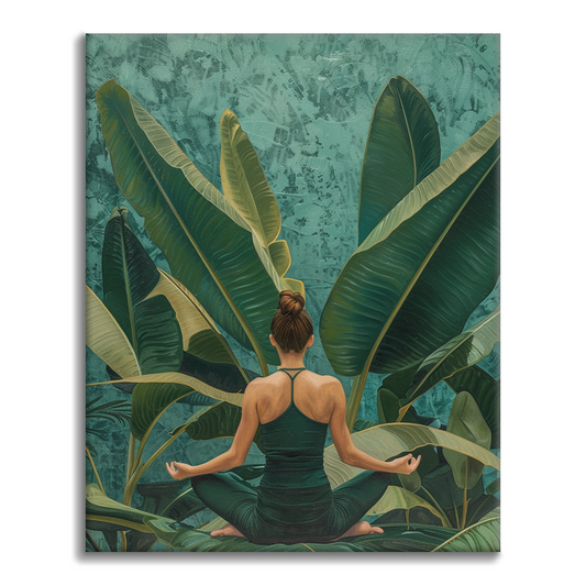 Yogi dans le jardin – Peinture par numéros