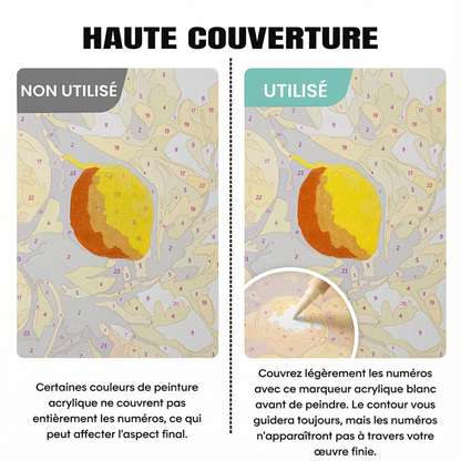 Stylos à peinture acrylique blancs (paquet de 2)