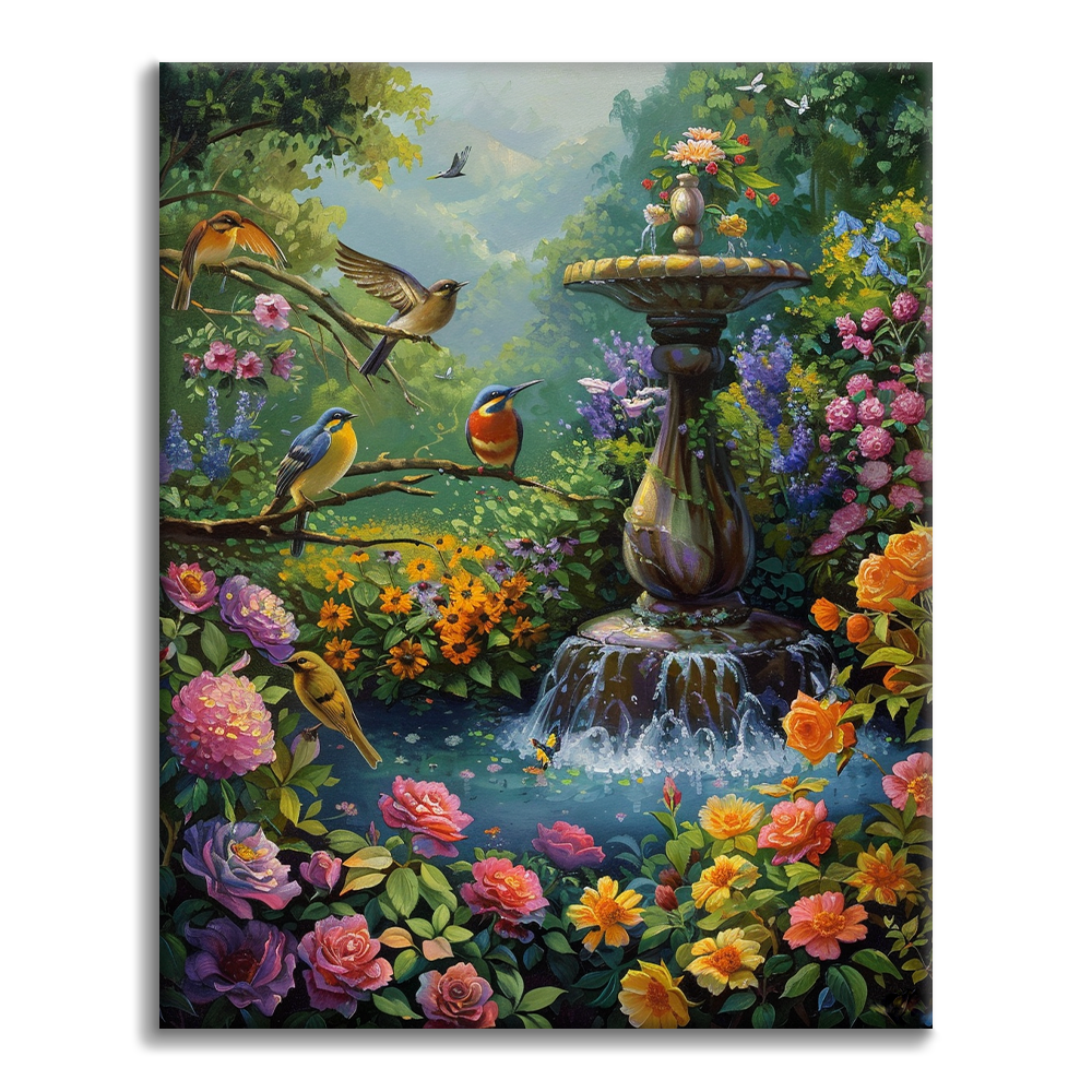 Jardin joyeux – Peinture par numéros