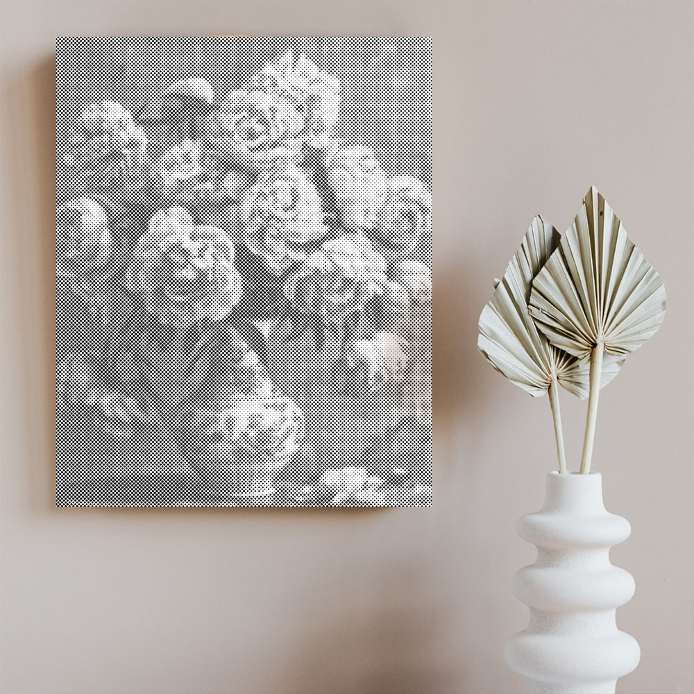 Pivoine - Peinture à points