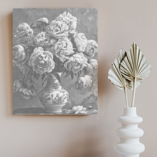 Pivoine - Peinture à points