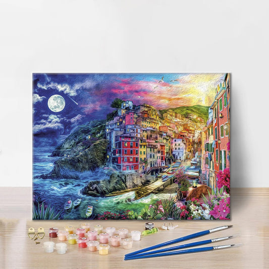 Cinque Jour et Nuit - Peinture par numéros