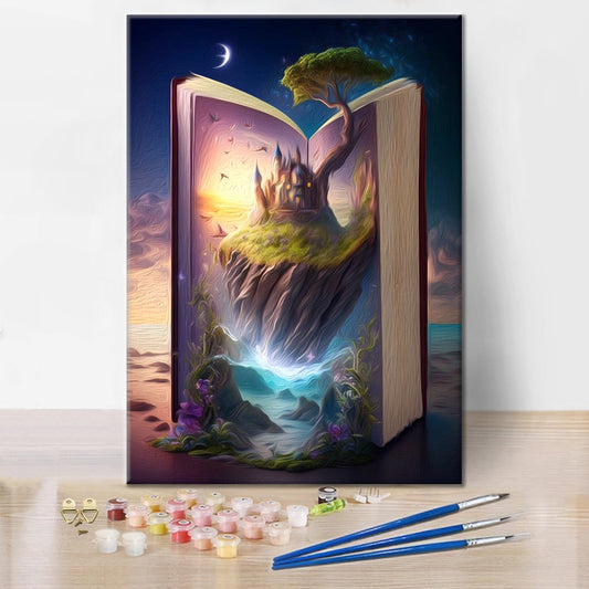 Conte de fées tiré d'un livre - Peinture par numéros