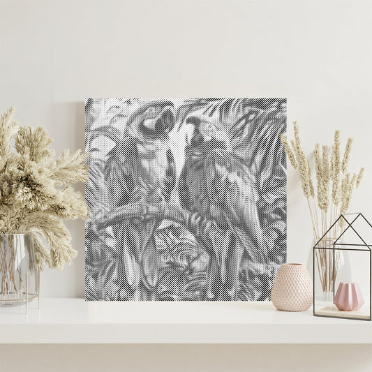 Oiseau perroquet - Peinture à points