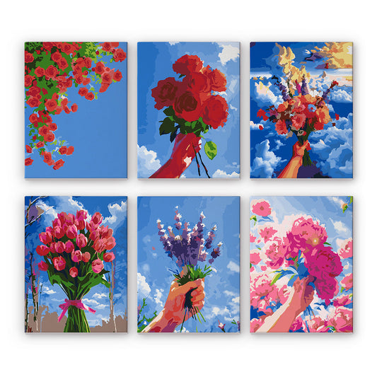 Ciel en Fleurs – Peinture par numéros