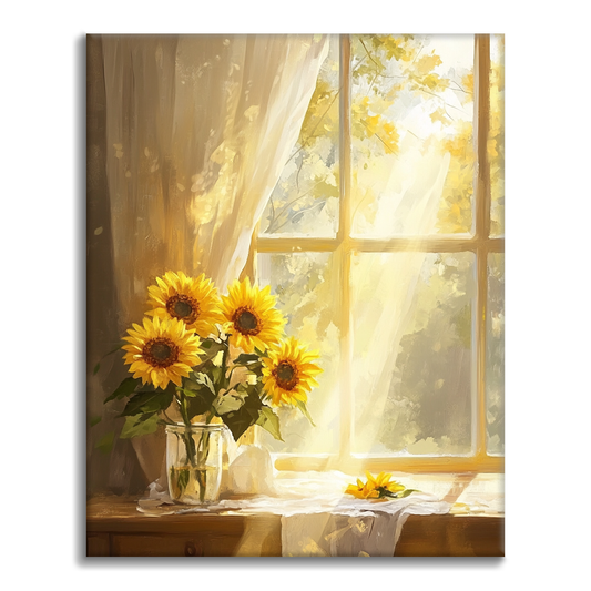 Tournesols - Peinture par Numéros