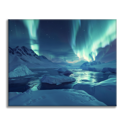 Aurores boréales – Peinture par numéros