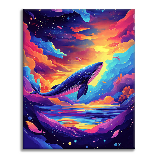 Baleine – Peinture par numéros