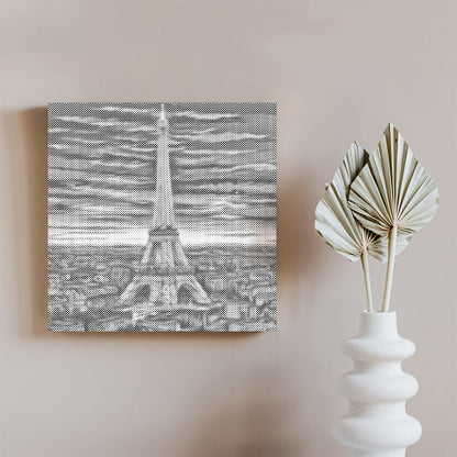 Tour Eiffel - Peinture à points