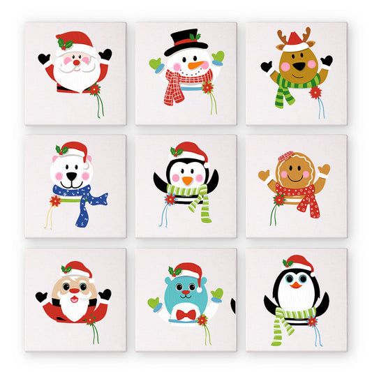 Animaux de Noël – Peinture par numéros